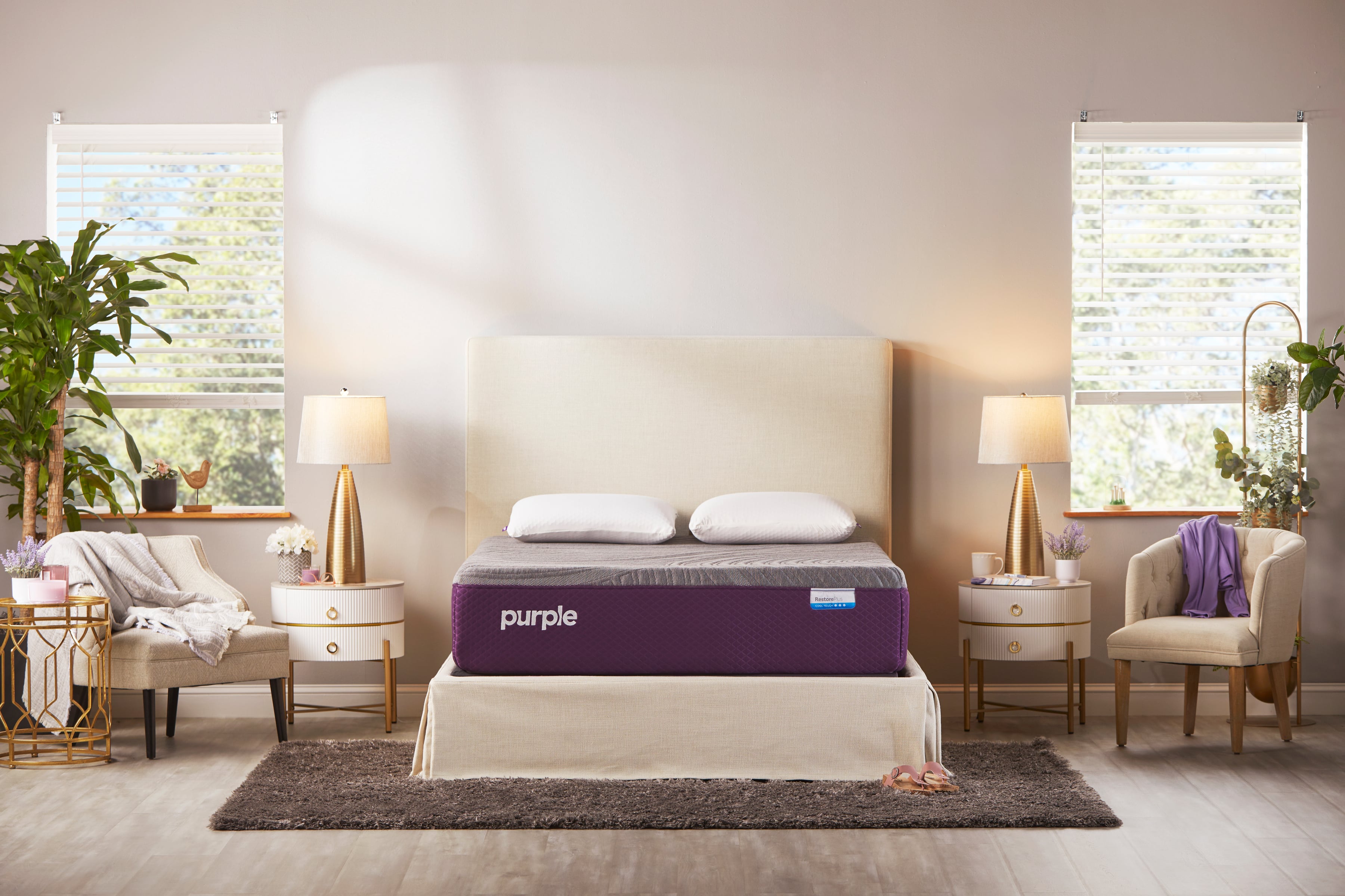 RestorePlus® Cool Touch Hybrid Mattress | Purple